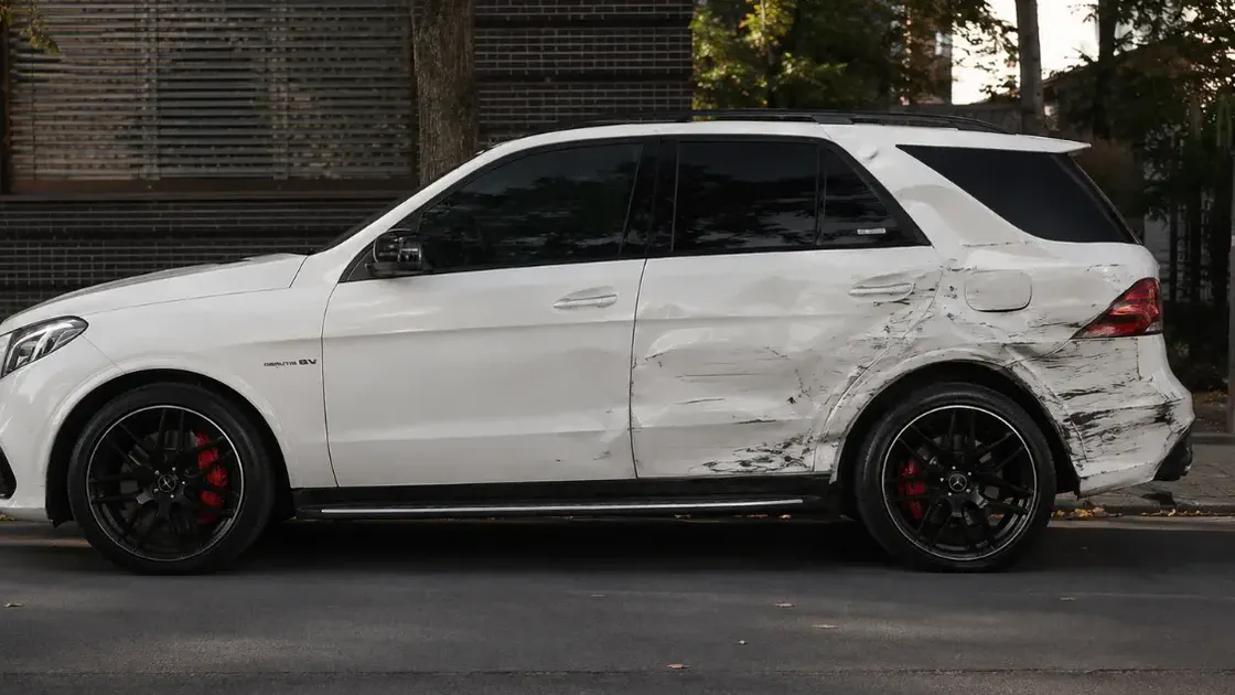 Mercedes-Benz GLE 63 S, 2016 после удара — выкуплен за 4 300 000 ₽